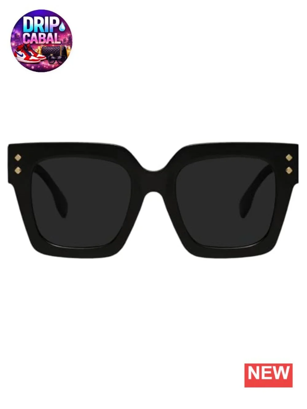 Polarized Oversized Square Sunglasses for Women UV400